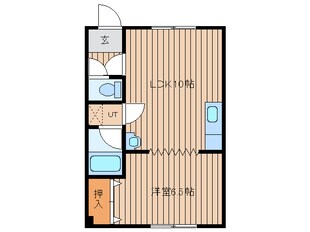 ゆもとハイツＡの物件間取画像